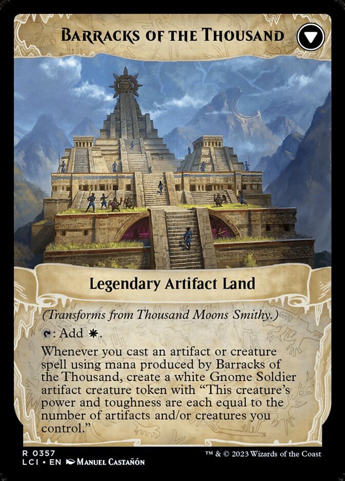 Thousand Moons Smithy (Extended Art) (Back)