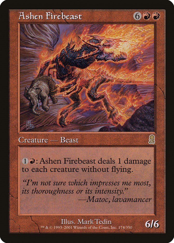 Ashen Firebeast [ODY - 174]