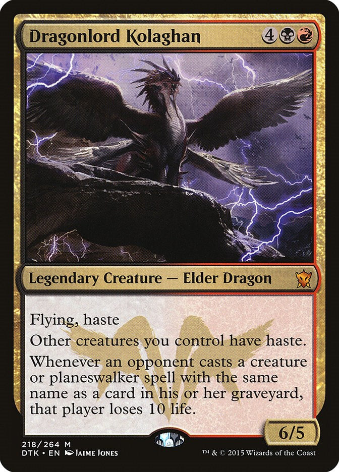 Dragonlord Kolaghan [DTK - 218]
