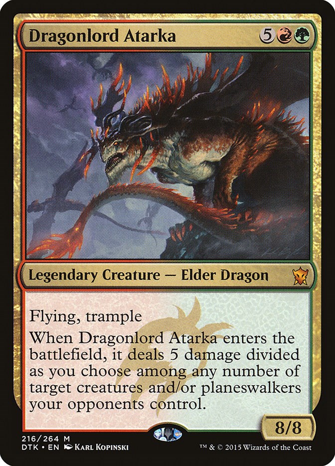 Dragonlord Atarka [DTK - 216]
