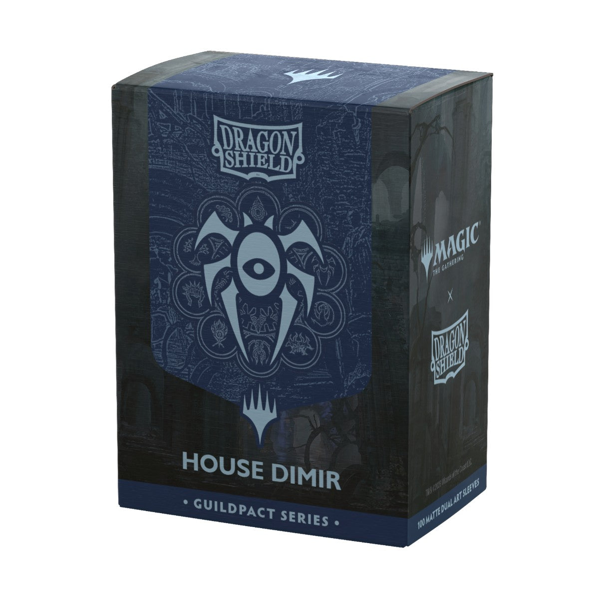 Dragon Shield Sleeves: Standard Matte - House Dimir 100CT (Pre Order Available 08/14)