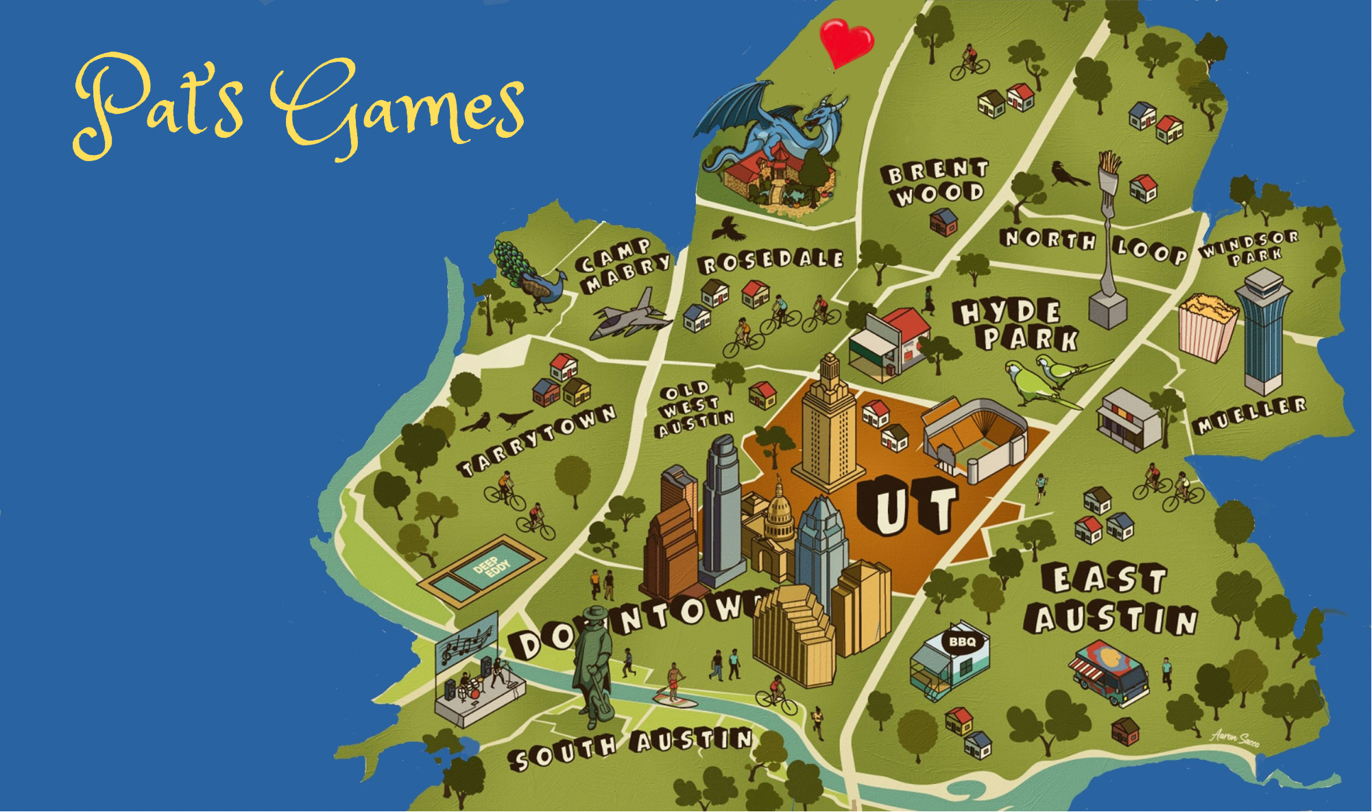 Austin Map (Available July 25th)