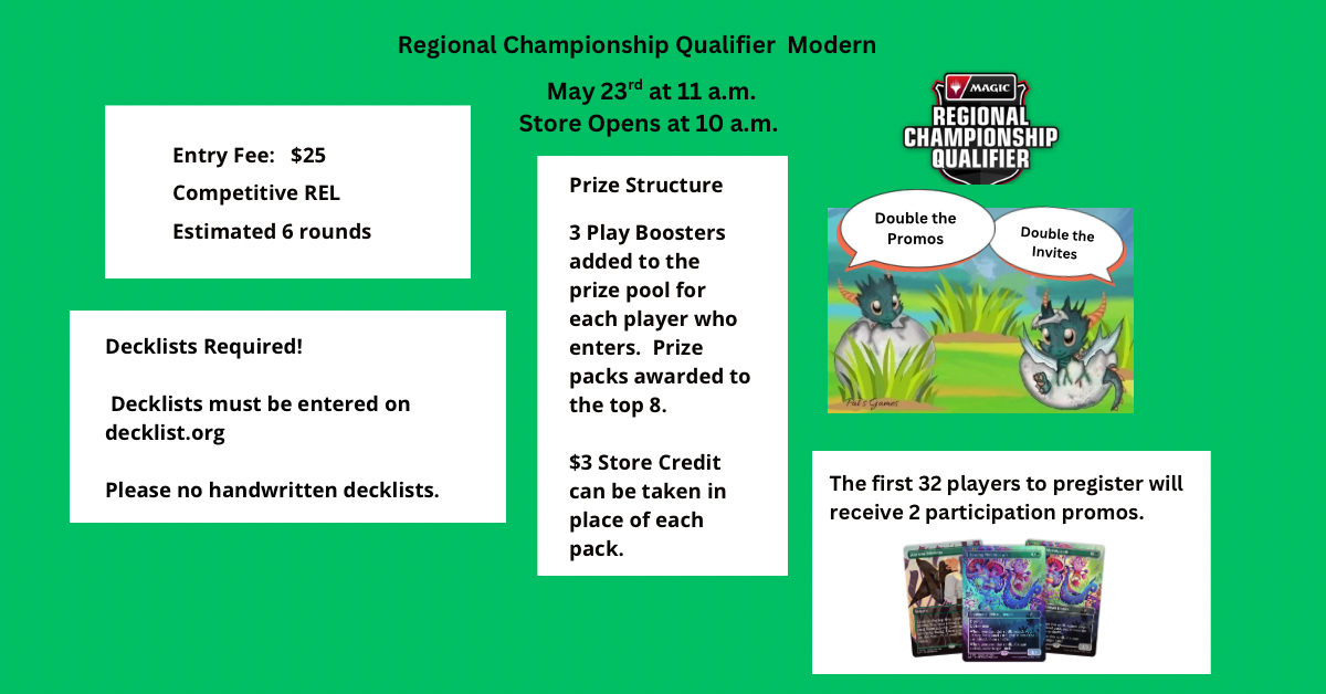 Regional Championship Qualifier Modern 0523 M
