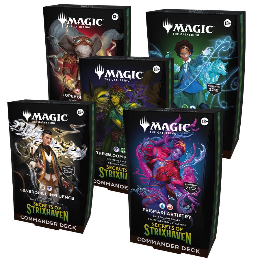 Secrets of Strixhaven Commander Decks (All 5 Decks) (Release Date April 24th)
