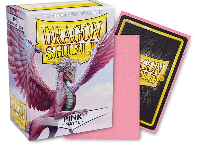 Dragon Shield Sleeves: Standard Matte - Pink 100CT