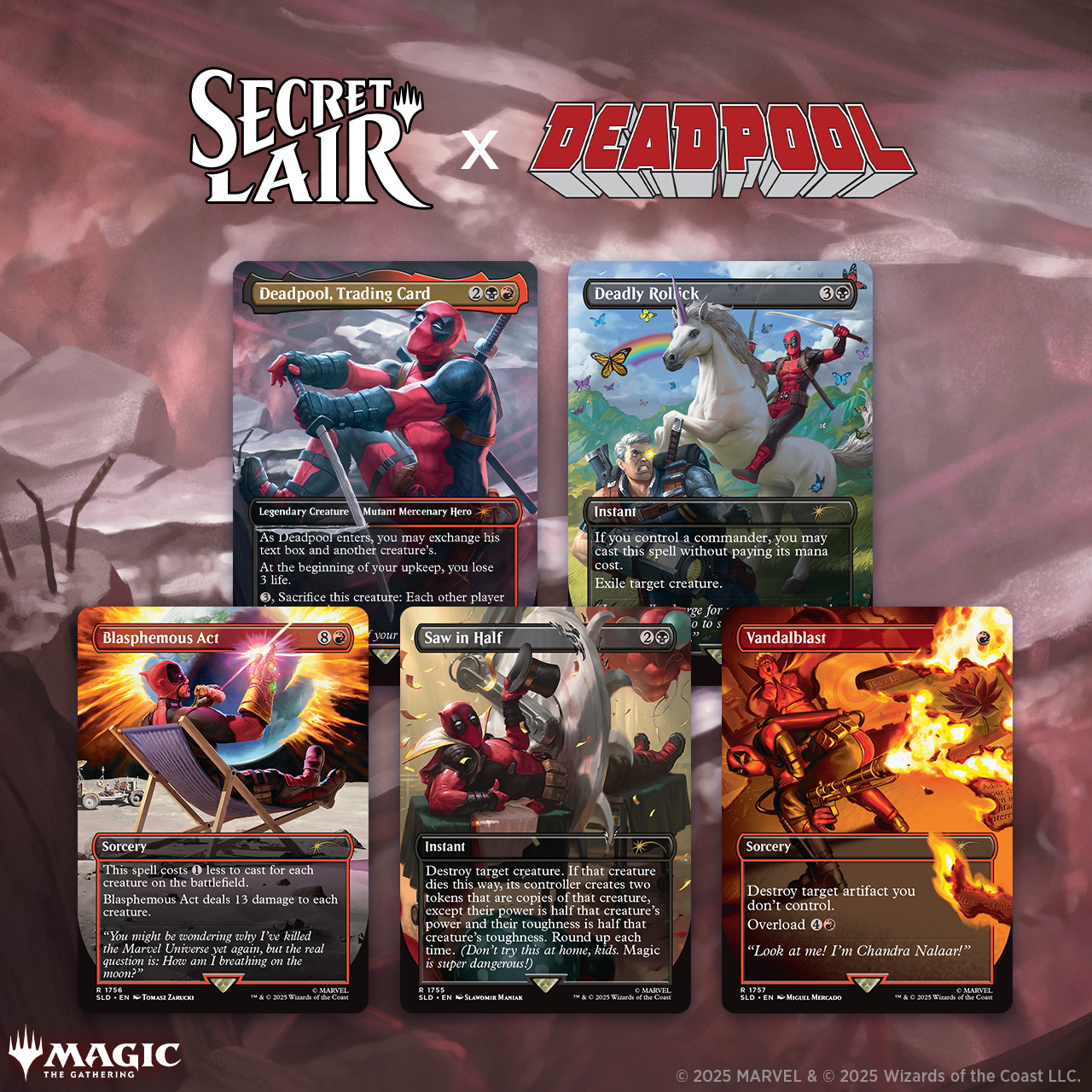 Secret Lair Drop: Secret Lair x Marvel's Deadpool - April Pool's Day!